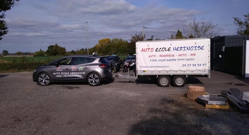 Auto Ecole Hérinoise permis remorque BE